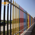 Heavy duty steel W type trident palisade fencing